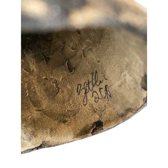 Eagle Sculpture Handmade Art Pottery Signed By Artist - Picture 7 of 8